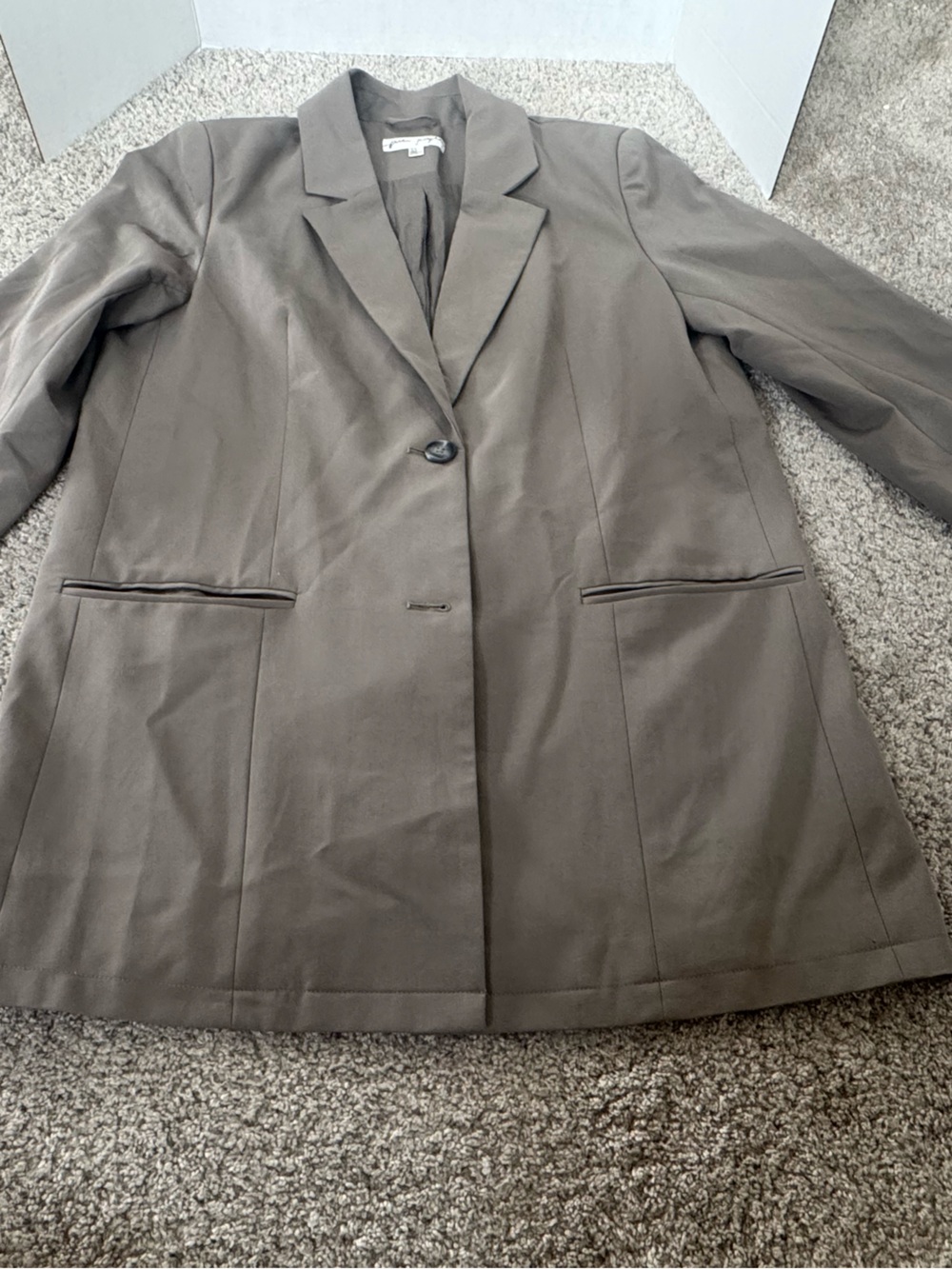 Free People Taupe Blazer Jacket